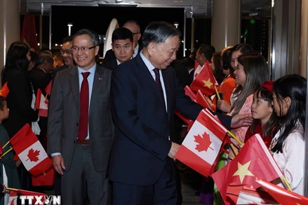 Tổng Bí thư, Chủ tịch nước Tô Lâm bắt đầu thăm cấp Nhà nước tới Canada 