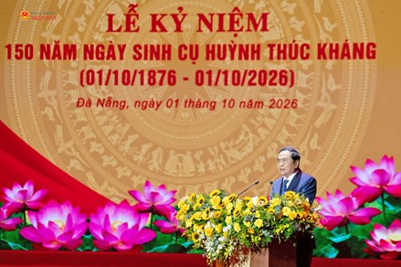 Phát biểu của Chủ tịch Quốc hội Trần Thanh Mẫn tại Lễ kỷ niệm 150 năm Ngày sinh Cụ Huỳnh Thúc Kháng