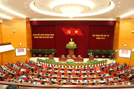 Kết luận Hội nghị lần thứ tư Ban Chấp hành Trung ương Đảng khóa XIV về Đề cương tổng kết thực tiễn và nghiên cứu sửa đổi, bổ sung Điều lệ Đảng