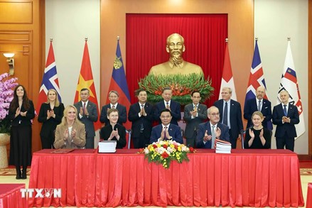 Tổng Bí thư, Chủ tịch nước Tô Lâm chứng kiến Lễ ký Hiệp định thương mại tự do Việt Nam - EFTA