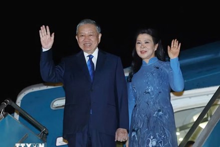 Tổng Bí thư, Chủ tịch nước Tô Lâm cùng Phu nhân lên đường thăm Đan Mạch, Liên minh châu Âu và Bỉ 