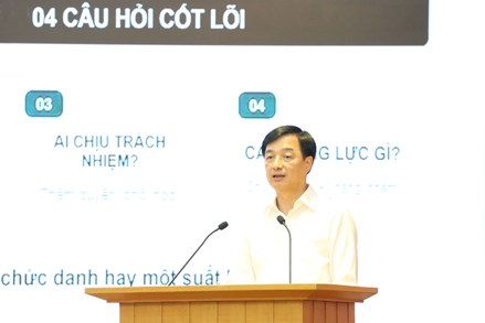 Đồng chí Nguyễn Duy Ngọc: Nhiệm vụ quan trọng nhất là xác định đúng, đầy đủ và thống nhất hệ thống vị trí việc làm