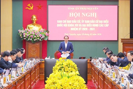 Thái Nguyên: Chuẩn bị tốt các điều kiện cho bầu cử đại biểu Quốc hội và đại biểu Hội đồng nhân dân các cấp.