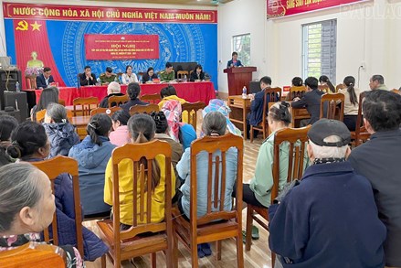 Lào Cai: Xã Cốc San và phường Lào Cai hoàn thành hội nghị tiếp xúc cử tri với người ứng cử đại biểu HĐND các cấp