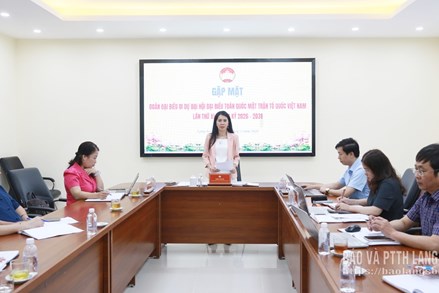 Lạng Sơn: Gặp mặt đoàn đại biểu đi dự Đại hội đại biểu toàn quốc MTTQ Việt Nam lần thứ XI