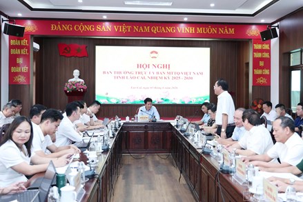 Lào Cai: Mặt trận Tổ quốc tiếp tục phát huy vai trò tập hợp, xây dựng khối đại đoàn kết toàn dân
