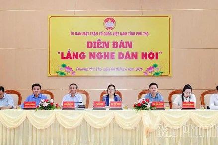 Phú Thọ: Tiếp thu tâm tư, nguyện vọng của Nhân dân để nâng cao hiệu quả quản lý và phục vụ
