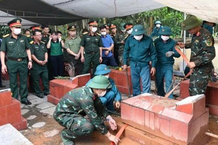 Thái Nguyên triển khai lấy thông tin mẫu hài cốt liệt sĩ