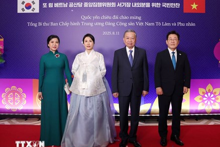 Tổng Bí thư Tô Lâm dự chiêu đãi cấp Nhà nước do Tổng thống Hàn Quốc chủ trì
