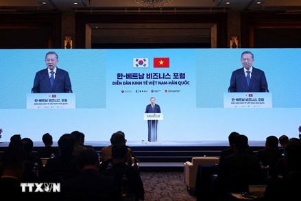Tổng Bí thư Tô Lâm dự Diễn đàn Kinh tế Việt Nam - Hàn Quốc