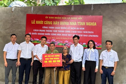 Thêm một mái ấm nghĩa tình trao tới cựu chiến binh