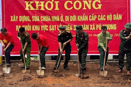 Điện Biên: Pú Nhung khẩn trương khởi công nhà ở cho các hộ dân di dời khỏi khu vực sạt lở