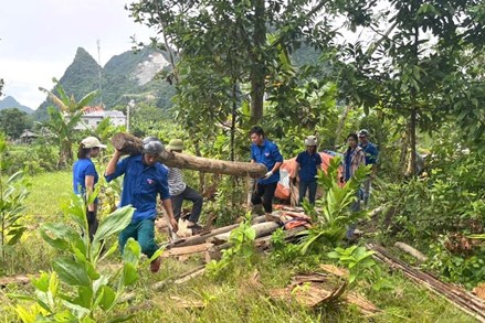 Tuổi trẻ Lào Cai tổng lực ra quân hỗ trợ dự án đường dây 500kV Lào Cai - Vĩnh Yên