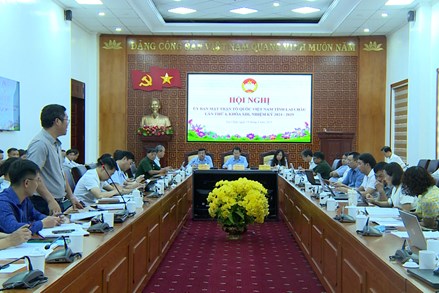 Hội nghị Ủy ban MTTQ Việt Nam tỉnh Lai Châu lần thứ 4