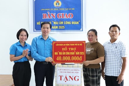 “Mái ấm Công đoàn” chắp cánh ước mơ an cư