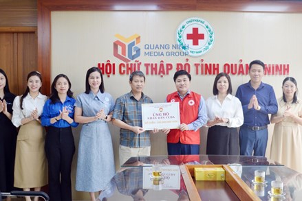 Ủy ban MTTQ và các đoàn thể phường Hồng Gai ủng hộ 100 triệu đồng giúp nhân dân Cuba