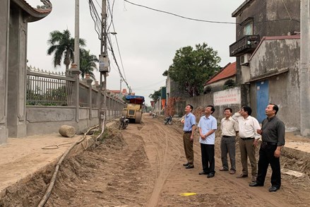 Đồng thuận mở đường, chung tay dựng xây nông thôn mới