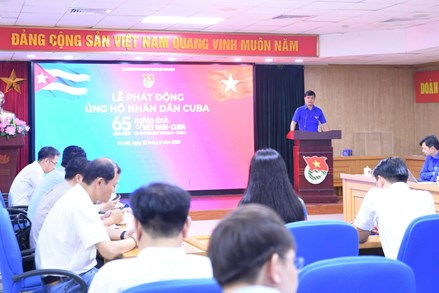 Trung ương Đoàn phát động tuổi trẻ Việt Nam chung tay ủng hộ nhân dân Cuba