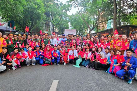 Khối Diễu hành Đại đoàn kết các dân tộc Việt Nam sẵn sàng cho Sơ duyệt cấp nhà nước 