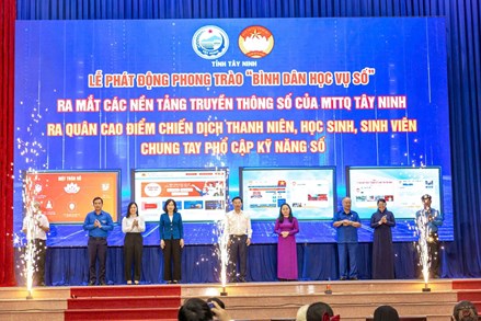 Tây Ninh - khát vọng số để phát triển bền vững