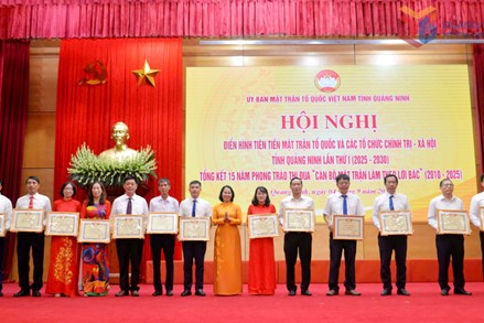 Quảng Ninh: Hội nghị điển hình tiên tiến MTTQ Việt Nam tỉnh và các tổ chức chính trị - xã hội