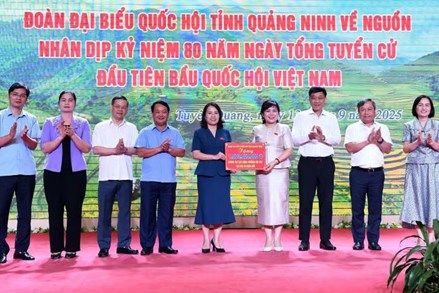 Quảng Ninh hỗ trợ Tuyên Quang 1,6 tỷ đồng thực hiện chương trình an sinh xã hội