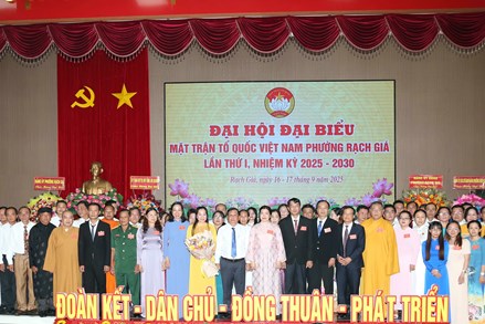 An Giang: Phường đông dân nhất cả nước tổ chức Đại hội đại biểu MTTQ Việt Nam lần thứ I