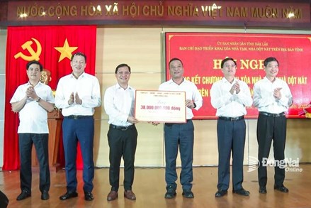 Đồng Nai trao 38 tỷ đồng hỗ trợ xóa nhà tạm, nhà dột nát tại tỉnh Đắk Lắk