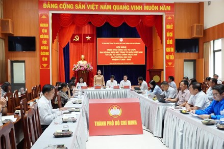 TP Hồ Chí Minh: Đại hội MTTQ Việt Nam và các tổ chức thành viên diễn ra từ tháng 9 đến tháng 10-2025