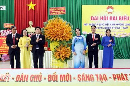 Đồng Nai: Phường Long Bình và 2 xã Nam Cát Tiên, Tân Quan tổ chức Đại hội đại biểu MTTQ Việt Nam cấp xã