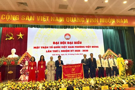 Hà Nội: 188 đại biểu dự Đại hội MTTQ Việt Nam phường Việt Hưng nhiệm kỳ 2025-2030