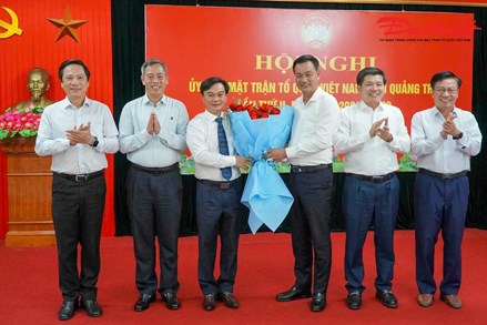 Ông Nguyễn Chiến Thắng giữ chức Chủ tịch Ủy ban MTTQ Việt Nam tỉnh Quảng Trị