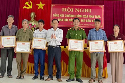 Quảng Trị: Hỗ trợ xây dựng, sửa chữa nhà ở cho 79 hộ dân xã Tuyên Lâm