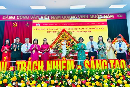 Hà Nội: Đại hội đại biểu MTTQ Việt Nam phường Láng, phường Yên Nghĩa, phường Cầu Giấy lần thứ I, nhiệm kỳ 2025-2030