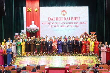 Lào Cai: Đại hội đại biểu Mặt trận Tổ quốc Việt Nam phường Lào Cai lần thứ I, nhiệm kỳ 2025 - 2030
