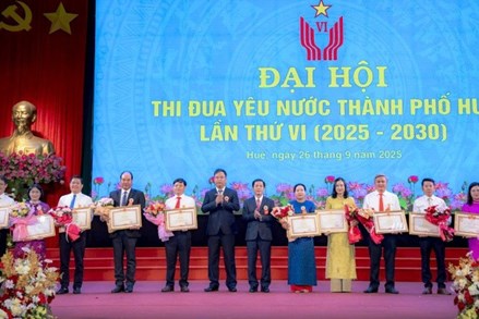 Thành phố Huế nhân rộng các phong trào thi đua yêu nước giai đoạn 2025-2030