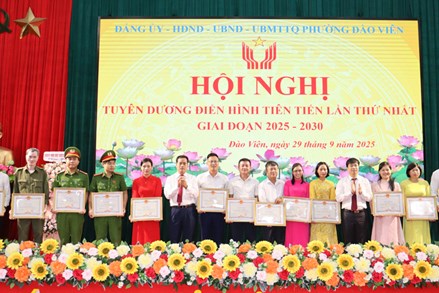 Bắc Ninh: Phường Đào Viên tuyên dương 81 điển hình tiên tiến