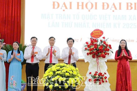 Hưng Yên: Đại hội đại biểu Ủy ban MTTQ Việt Nam xã Hưng Hà lần thứ I, nhiệm kỳ 2025 - 2030
