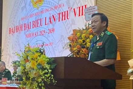 Hà Nội: Đại hội đại biểu CCB phường Ô Chợ Dừa lần thứ VIII