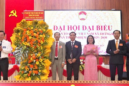 Đà Nẵng: Đại hội đai biểu Ủy ban MTTQ Việt Nam xã Thăng Điền lần thứ I, nhiệm kỳ 2025-2030