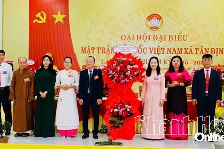 Khánh Hòa: Đại hội đại biểu MTTQ Việt Nam xã Tân Định lần thứ I, nhiệm kỳ 2025 - 2030