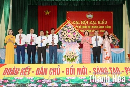 Thanh Hóa: Đại hội đại biểu MTTQ Việt Nam xã Nga Thắng và xã Quảng Bình lần thứ I, nhiệm kỳ 2025-2030