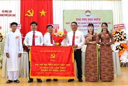 Cần Thơ: Ông Lê Hoàng Khiêm làm Chủ tịch Ủy ban Mặt trận Tổ quốc Việt Nam xã Hỏa Lựu