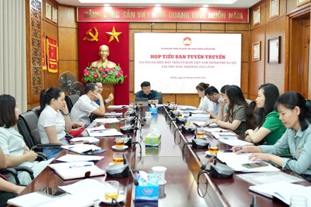 Tuyên truyền sâu đậm, lan toả Đại hội MTTQ TP Hà Nội