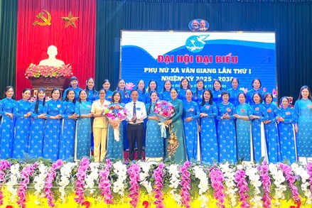 Hưng Yên: Đại hội đại biểu Hội LHPN xã Văn Giang lần thứ I, nhiệm kỳ 2025 - 2030