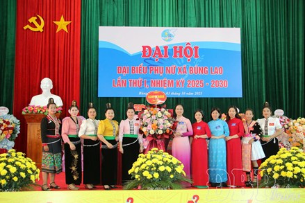Điện Biên: Đại hội đại biểu Phụ nữ xã Búng Lao lần thứ I, nhiệm kỳ 2025-2030