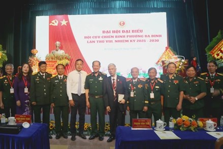 Đại hội đại biểu Hội Cựu chiến binh cấp cơ sở Thành phố Hà Nội nhiệm kỳ 2025-2030: Thành công từ sự đổi mới và đoàn kết