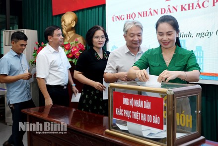 Ninh Bình: Hơn 16,6 tỷ đồng hỗ trợ khắc phục bão số 10