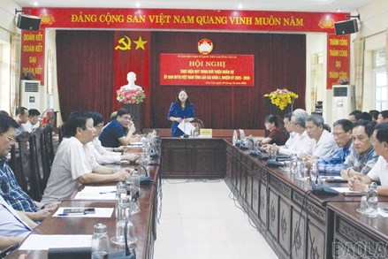 Lào Cai: Hội nghị thực hiện quy trình công tác cán bộ chuẩn bị cho Đại hội đại biểu MTTQ Việt Nam tỉnh Lào Cai lần thứ I