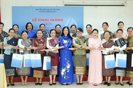 Khai giảng Lớp bồi dưỡng cán bộ Hội LHPN Lào năm 2025